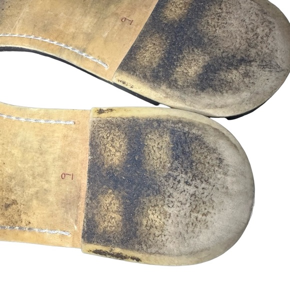 Sam Edelman Gala Slide Mule Black Suede Open Toe Two Strap Flat Slip On Sandals - Picture 6 of 9